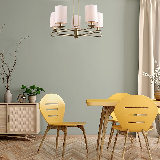 Подвесная люстра Escada Eclipse 10166/5PL Brass изображение 7 Подвесная люстра Escada Eclipse 10166/5PL Brass Фото № 7