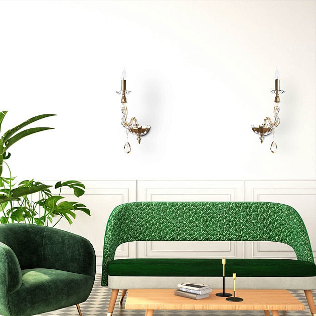 Бра Divinare Carl 5124/07 AP-1 изображение 5 Бра Divinare Carl 5124/07 AP-1 Фото № 5