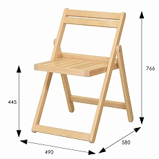 Складной стул Мебелик Массив 008436 2