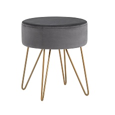 Пуф Stool Group Спейси велюр серый vd-spacy-b27