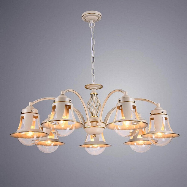 Подвесная люстра Arte Lamp A7022LM-7WG Фото № 3