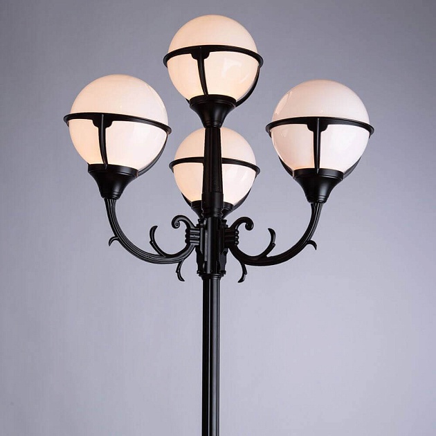 Садово-парковый светильник Arte Lamp Monaco A1497PA-4BK Фото № 2