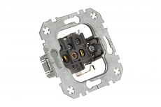 Розетка 2P+E Liregus Epsilon со шторками коричневый 28-1367 1