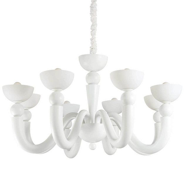 Подвесная люстра Ideal Lux Bon Bon SP8 Bianco 094007 Фото № 