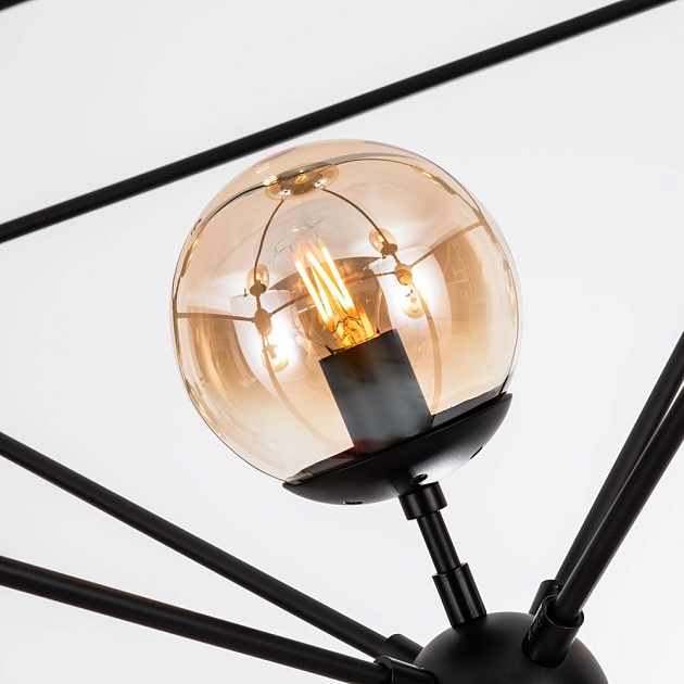 Подвесная люстра Arte Lamp Bolla A1664SP-15BK изображение 3 Подвесная люстра Arte Lamp Bolla A1664SP-15BK Фото № 3