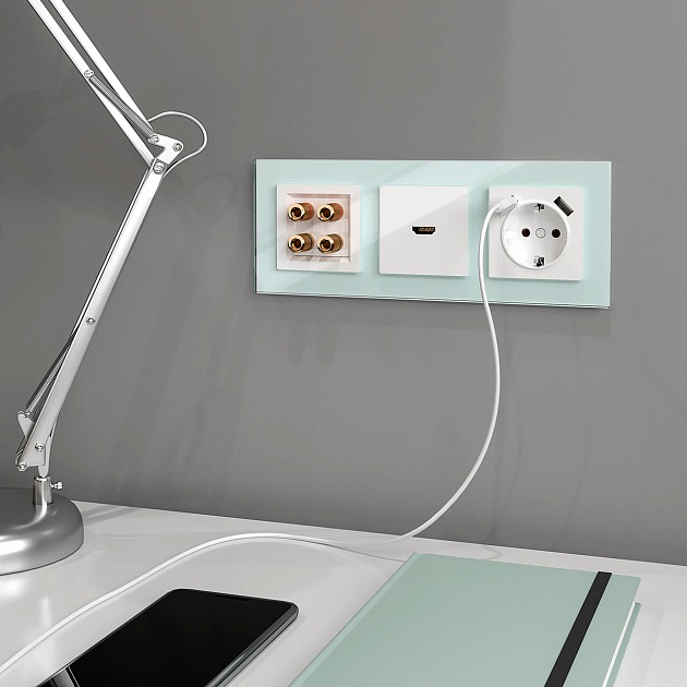 Розетка HDMI Werkel белый W1186001 4690389155543 Фото № 5