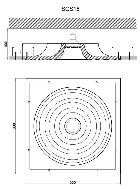 Встраиваемый светильник Artpole SGS15 Фото № 3