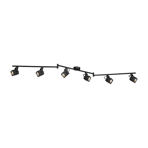 Трековая система Arte Lamp Lente A1314PL-6BK изображение Трековая система Arte Lamp Lente A1314PL-6BK Фото №