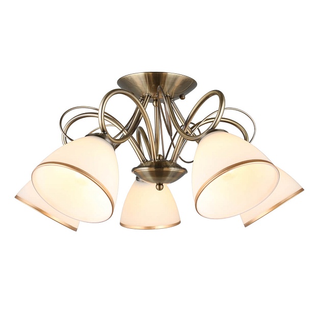Потолочная люстра Omnilux Alimini OML-25307-05 изображение Потолочная люстра Omnilux Alimini OML-25307-05 Фото №