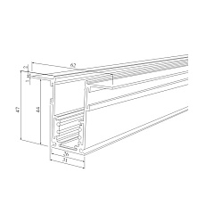 Трековый светодиодный светильник Elektrostandard Slim Magnetic 85007/01 a057195 1