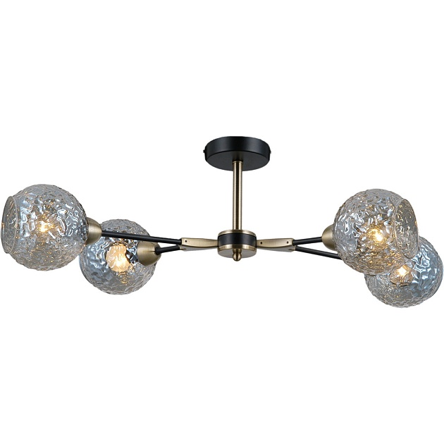 Потолочная люстра Illumico IL0253-4CSQ-79 BK AB изображение Потолочная люстра Illumico IL0253-4CSQ-79 BK AB Фото №