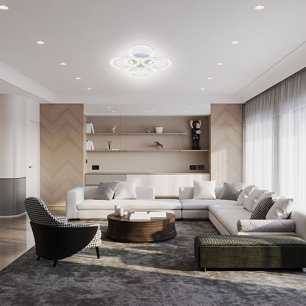 Потолочная светодиодная люстра Escada Alunit 10296/8LED BL Фото № 7