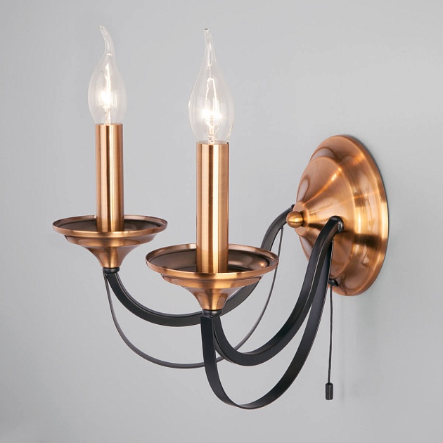 Бра Eurosvet Lazzaro 60098/2 черный изображение 3 Бра Eurosvet Lazzaro 60098/2 черный Фото № 3