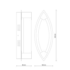 Настенный светильник Lucia Tucci Modena W172.1 Small LED320 1