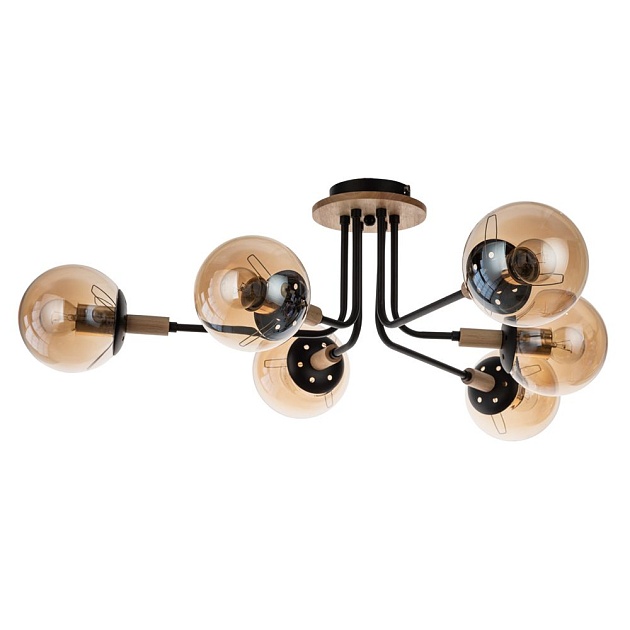 Потолочная люстра Arte Lamp Oxford A2716PL-6BK Фото № 