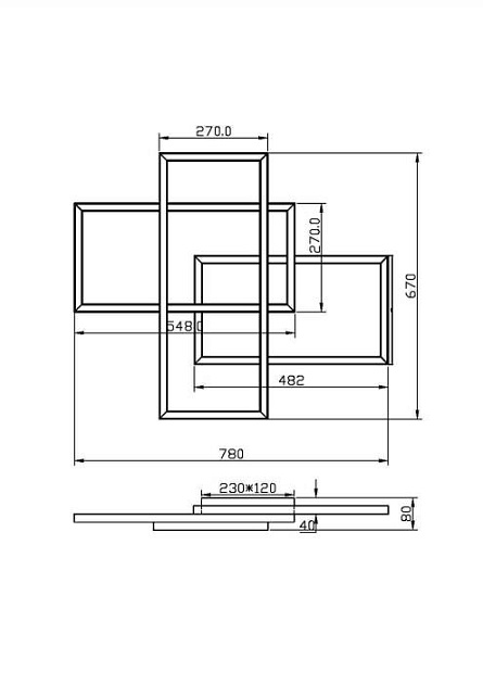 Потолочный светильник Maytoni MOD016CL-L80BK изображение 3 Потолочный светильник Maytoni MOD016CL-L80BK Фото № 3