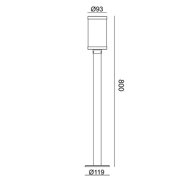Уличный светильник Escada Urban 30003G/02 Фото № 2