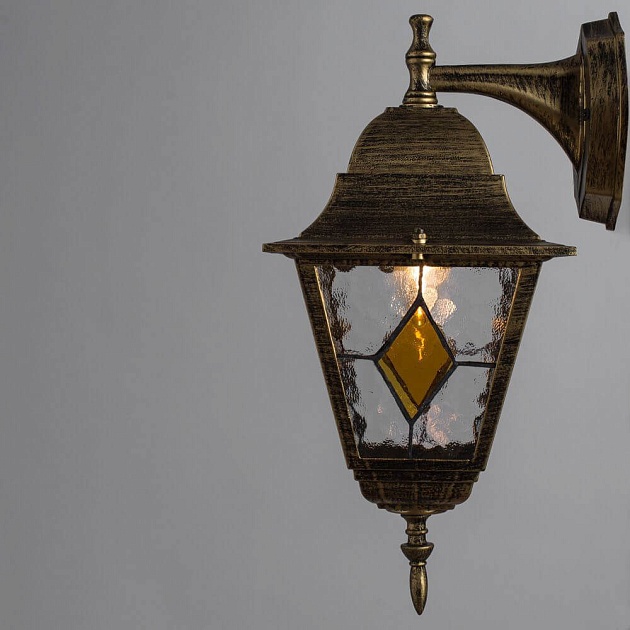 Уличный настенный светильник Arte Lamp Berlin A1012AL-1BN изображение 3 Уличный настенный светильник Arte Lamp Berlin A1012AL-1BN Фото № 3