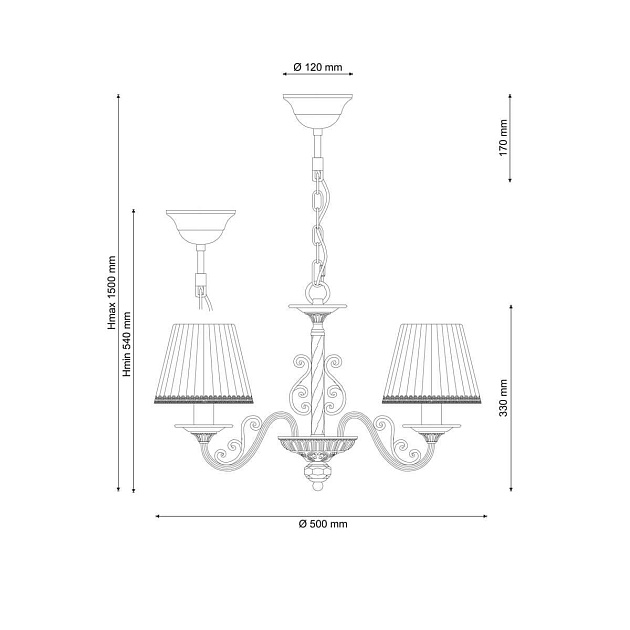 Подвесная люстра Lucia Tucci Oria 144.3 White Фото № 2