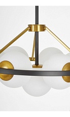 Подвесная люстра Lumina Deco Donzano LDP 8034-7 BK+WT 2