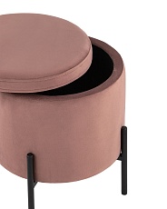 Пуф Stool Group Грейс велюр пыльно-розовый vd-grays-b15 3