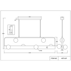 Подвесная люстра Favourite Fitirum 4073-6P 1