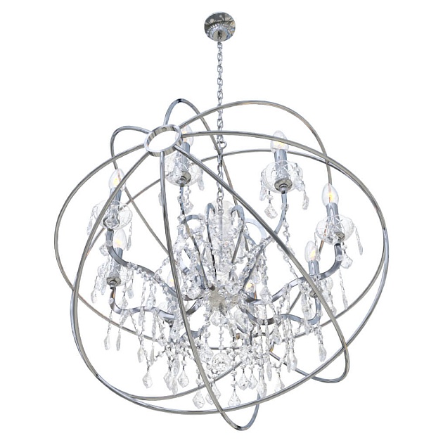 Подвесная люстра Loft IT Foucaults Orb Crystal 1896/8 Фото № 2