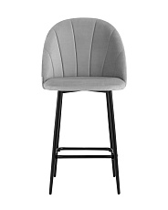 Полубарный стул Stool Group Логан велюр светло-серый AV 413-Cs-08(PP) 2