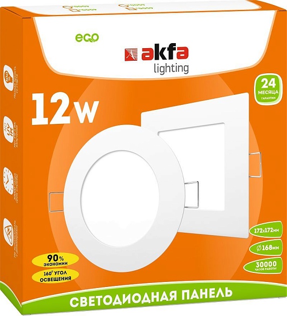 Встраиваемая светодиодная панель Akfa Lighting AK-LPS FLLPR00000017 изображение 2 Встраиваемая светодиодная панель Akfa Lighting AK-LPS FLLPR00000017 Фото № 2