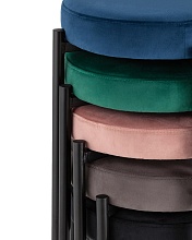 Табурет Stool Group Рио велюр черный AV 480-C999-08 5