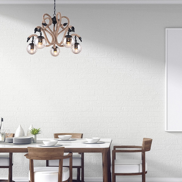 Подвесная люстра Divinare Gina 8055/01 LM-5 Фото № 7