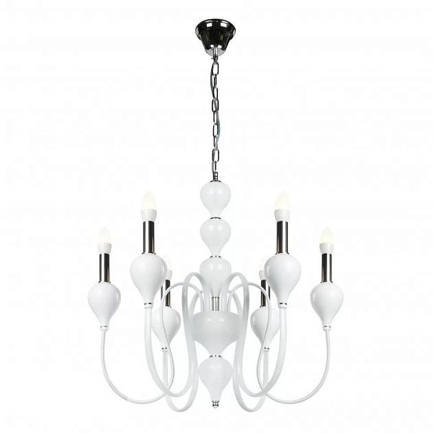 Подвесная люстра iLamp Lady 88003-6 WH Фото № 4