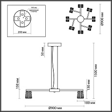 Подвесная люстра Odeon Light MIRAGE 5030/53L 2