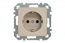Розетка 2P Liregus Retro со шторками кремовый омбре 29-125 5