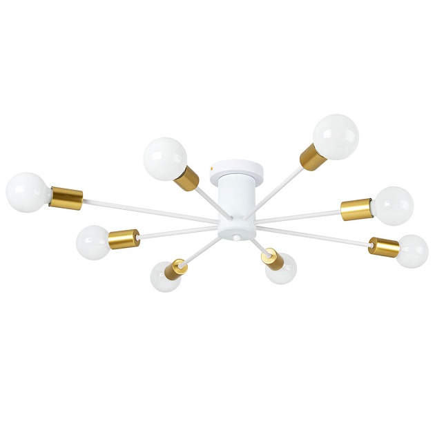 Потолочная люстра Arte Lamp Alastor A6702PL-8WH Фото № 