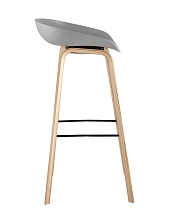 Барный стул Stool Group LIBRA серый деревян. ножки 8319 GREY 1