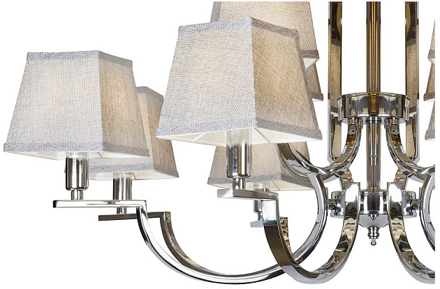 Подвесная люстра iLamp Hilton 6943-8+4 CR Фото № 4