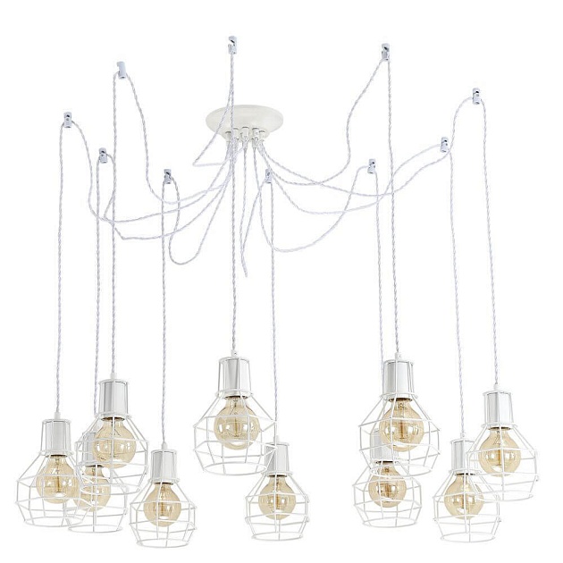 Подвесная люстра Arte Lamp A9182SP-10WH Фото № 5