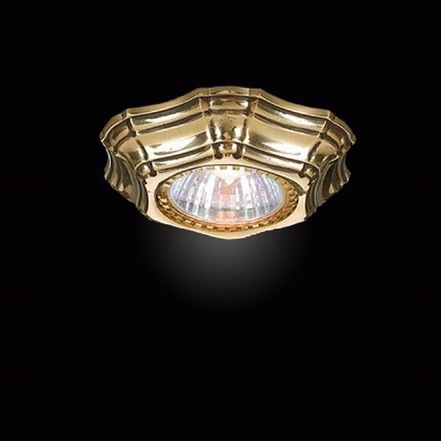Встраиваемый светильник Reccagni Angelo Spot 1096 Oro Фото № 