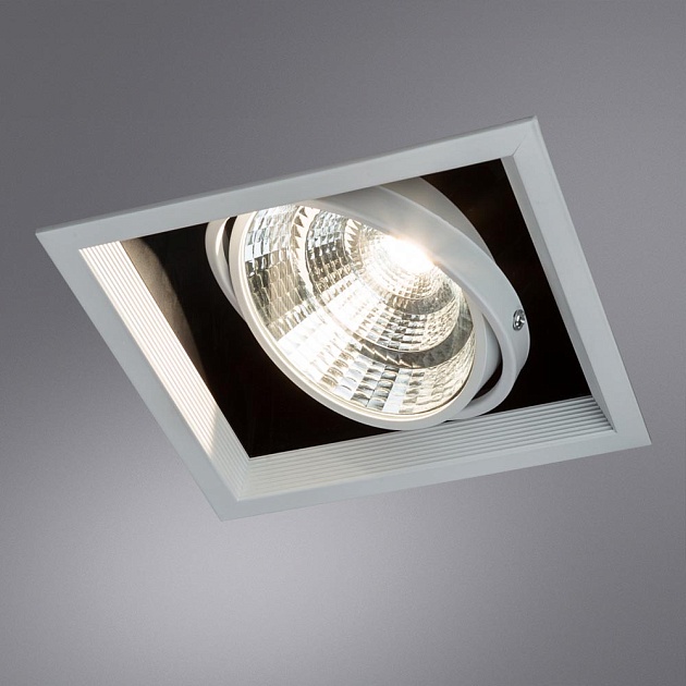 Встраиваемый светодиодный светильник Arte Lamp Merga A8450PL-1WH изображение 7 Встраиваемый светодиодный светильник Arte Lamp Merga A8450PL-1WH Фото № 7