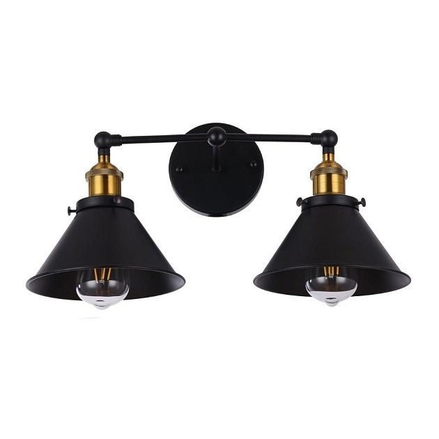 Бра Lumina Deco Gubi LDW B018-2 BK Фото № 