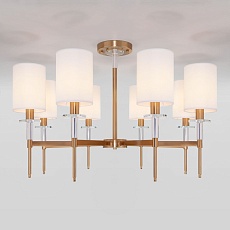 Подвесная люстра Eurosvet Brielle 60132/8 латунь