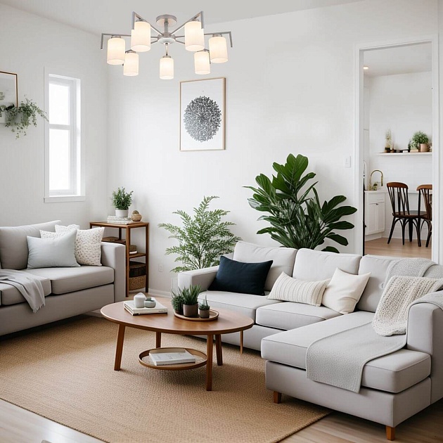 Потолочная люстра Escada Style 1142/7P Silver Фото № 6