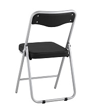 Складной стул Stool Group Джонни экокожа черный каркас металлик fb-jonny-blackmet 5