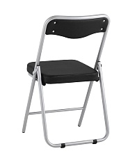 Складной стул Stool Group Джонни экокожа черный каркас металлик fb-jonny-blackmet 5