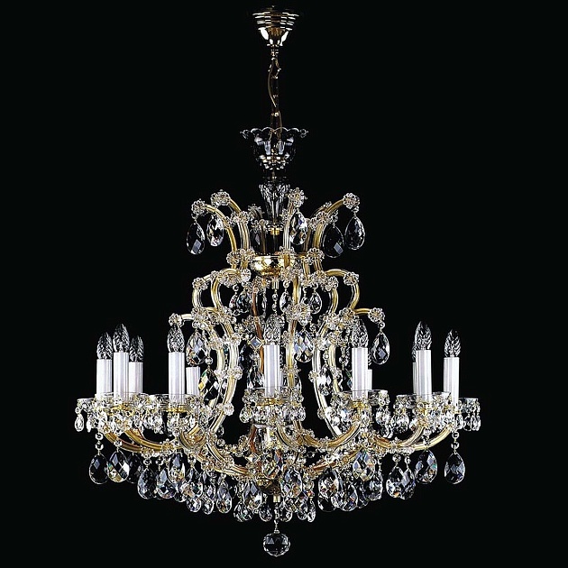 Подвесная люстра Artglass Maria Terezia 12 Vachtle CE Фото № 