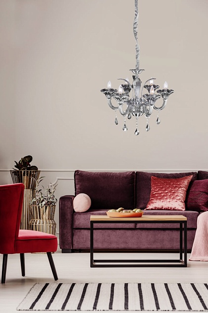 Подвесная люстра Globo Olenna 64129-6 изображение 3 Подвесная люстра Globo Olenna 64129-6 Фото № 3