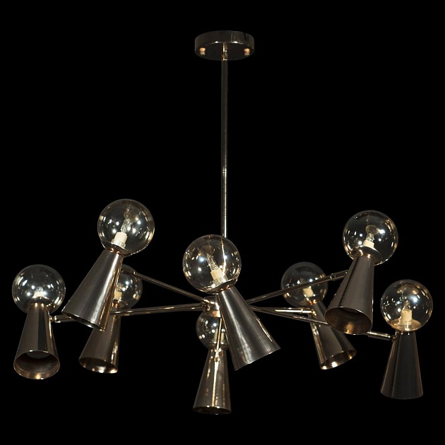 Подвесная люстра Loft IT Halley 10046/8 Gold Фото № 2