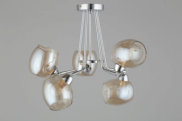 Подвесная люстра Omnilux Tesero OML-27307-05 изображение 2 Подвесная люстра Omnilux Tesero OML-27307-05 Фото № 2