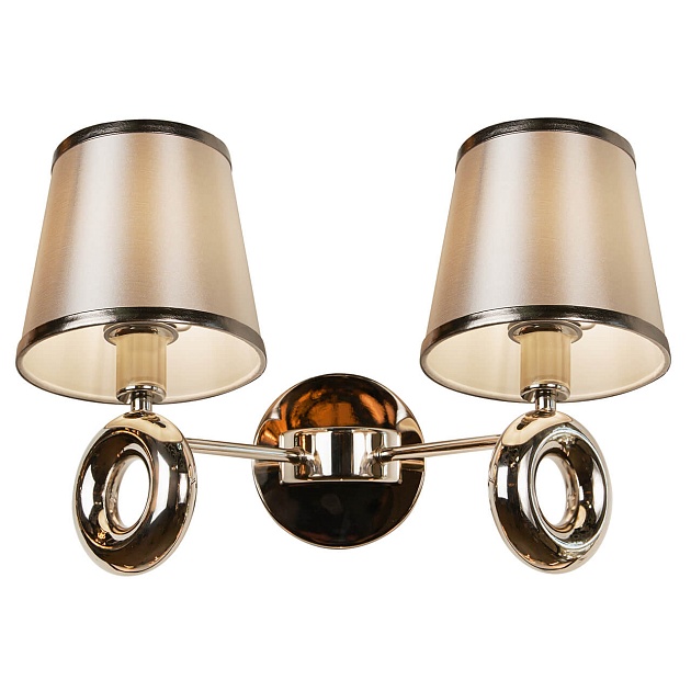 Бра iLamp Brooklyn W2401-2 Nickel изображение Бра iLamp Brooklyn W2401-2 Nickel Фото №